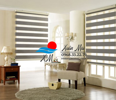 Mành combi trang trí cho phòng khách thêm sang trọng