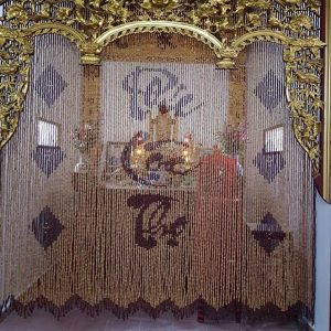 Rèm hạt gỗ pomu
