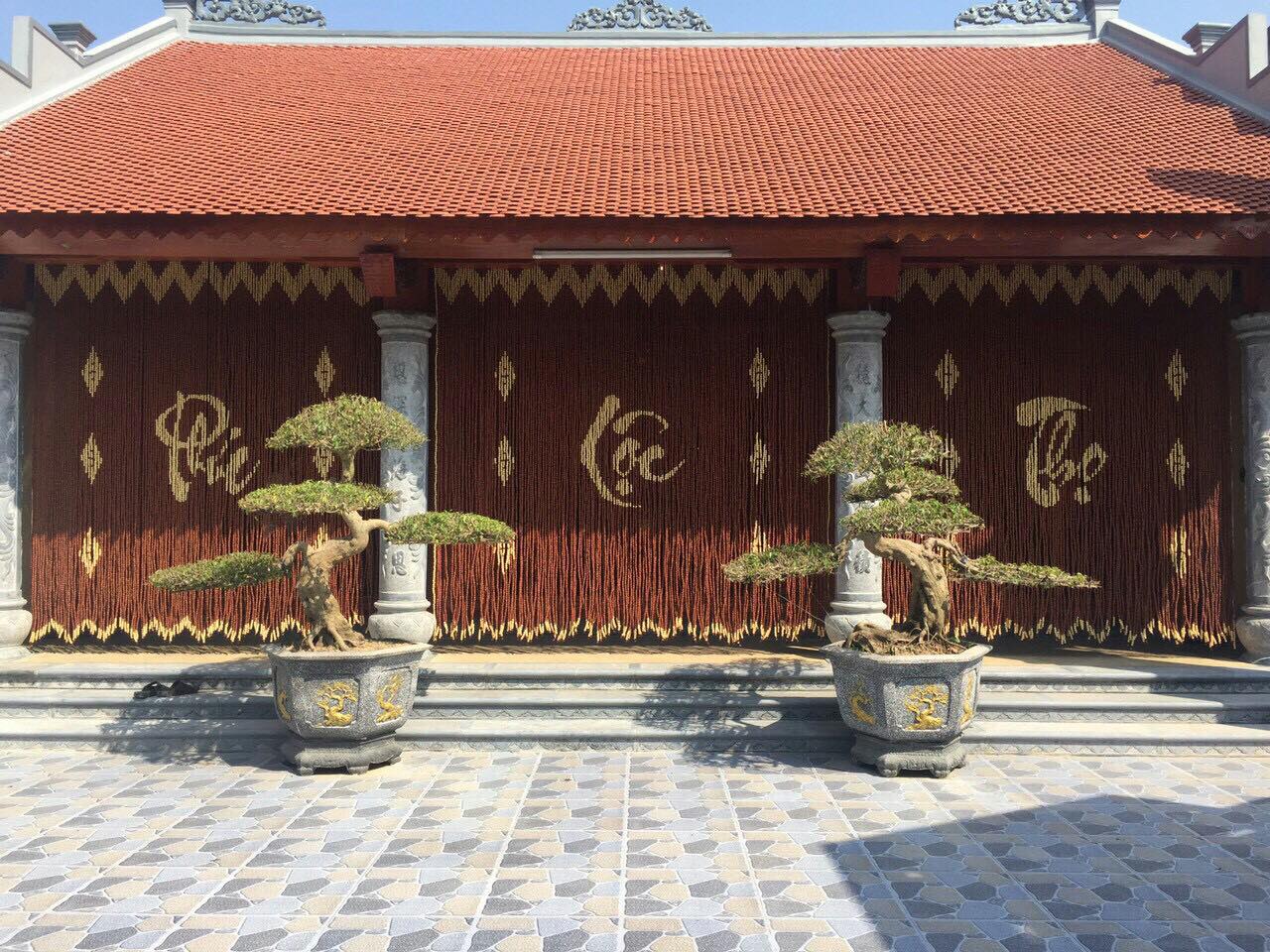 Rèm Hạt gỗ hương