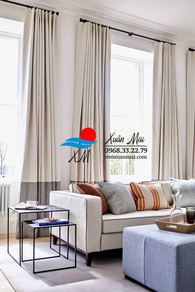 Rèm vải đem lại sự mềm mại, tinh tế cho ngôi nhà