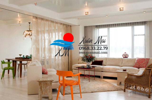 Rèm cửa thông phòng giải pháp hữu hiệu để ngăn cách không gian
