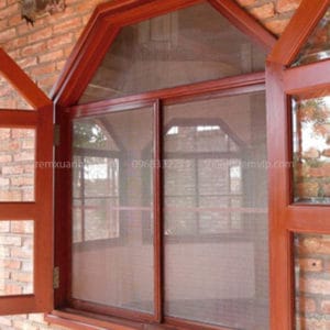 Cửa Lưới Chống Muỗi Dạng Lùa Vân Gỗ