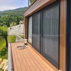 Cửa Lưới Xếp Chống Côn Trùng Hòa Phát Giá Rẻ Màu Ghi