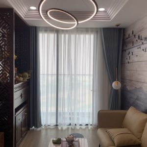 Rèm Vải NGăn Lạnh Điều hòa 2 Lớp