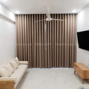 Rèm Vải Màu Nâu Giá Rẻ