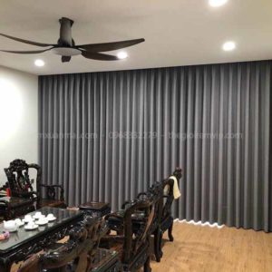 Rèm Vải Nhật Màu Ghi T-805-05