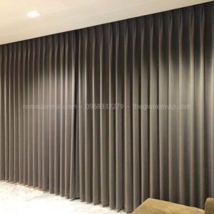 Rèm Vải Nhật Màu Ghi Cao Cấp T898-05