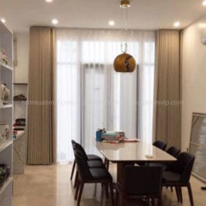 Rèm Vải Vải 2 Lớp Phòng Bếp XM 16