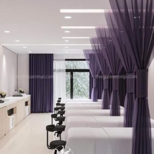 Rèm vải Voan Spa