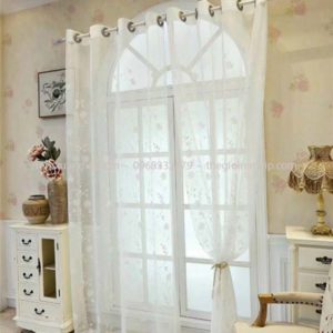 Rèm Vải Voan Thêu Máy XMV 02