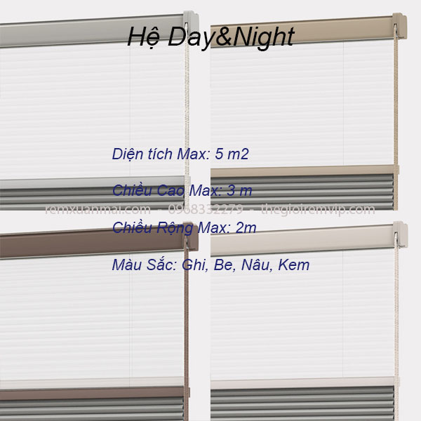 Rèm tổ Ong Modero hệ Day&night