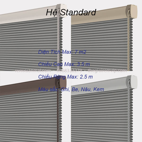 Rèm tổ Ong Modero hệ Standard